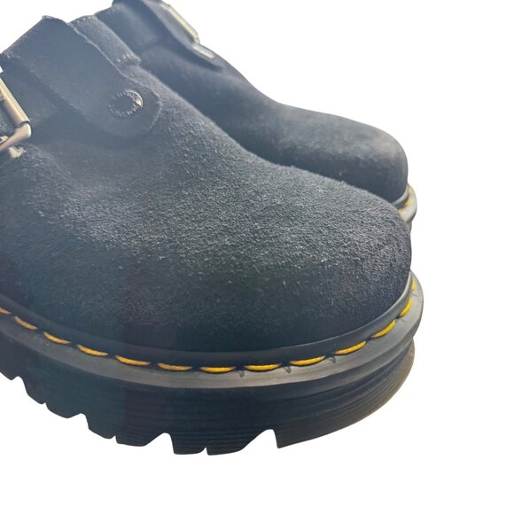 Dr. Martens Zebzag Suede Slingback Platform Mules Unisex W 7/ M 6 - Picture 3 of 11